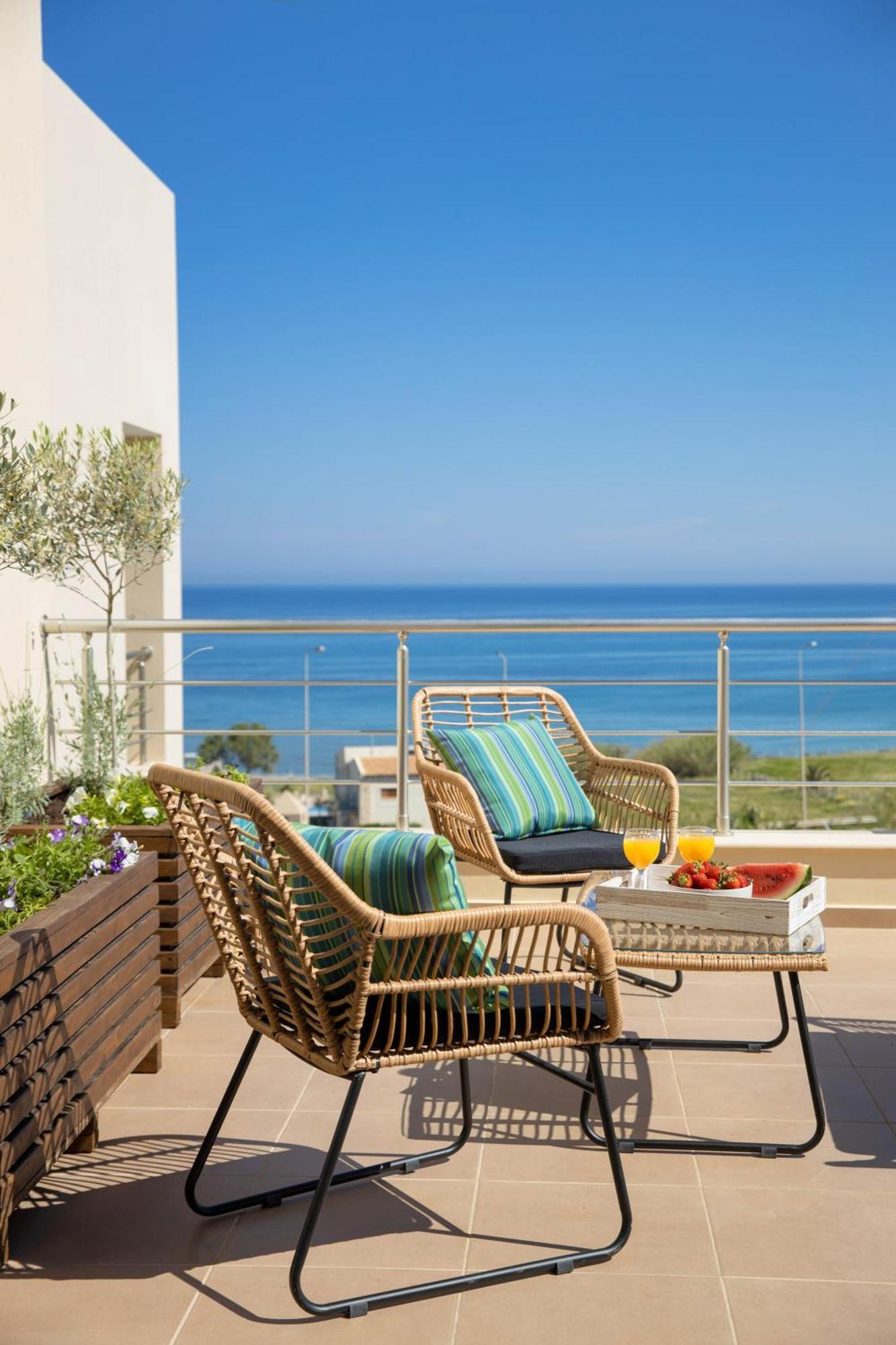 "Peach" - Sea View Maisonette By Sky Hill Resorts Pangalochori Exterior photo