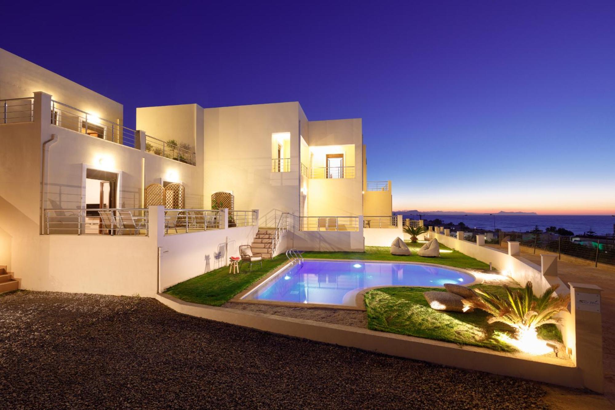"Peach" - Sea View Maisonette By Sky Hill Resorts Pangalochori Exterior photo
