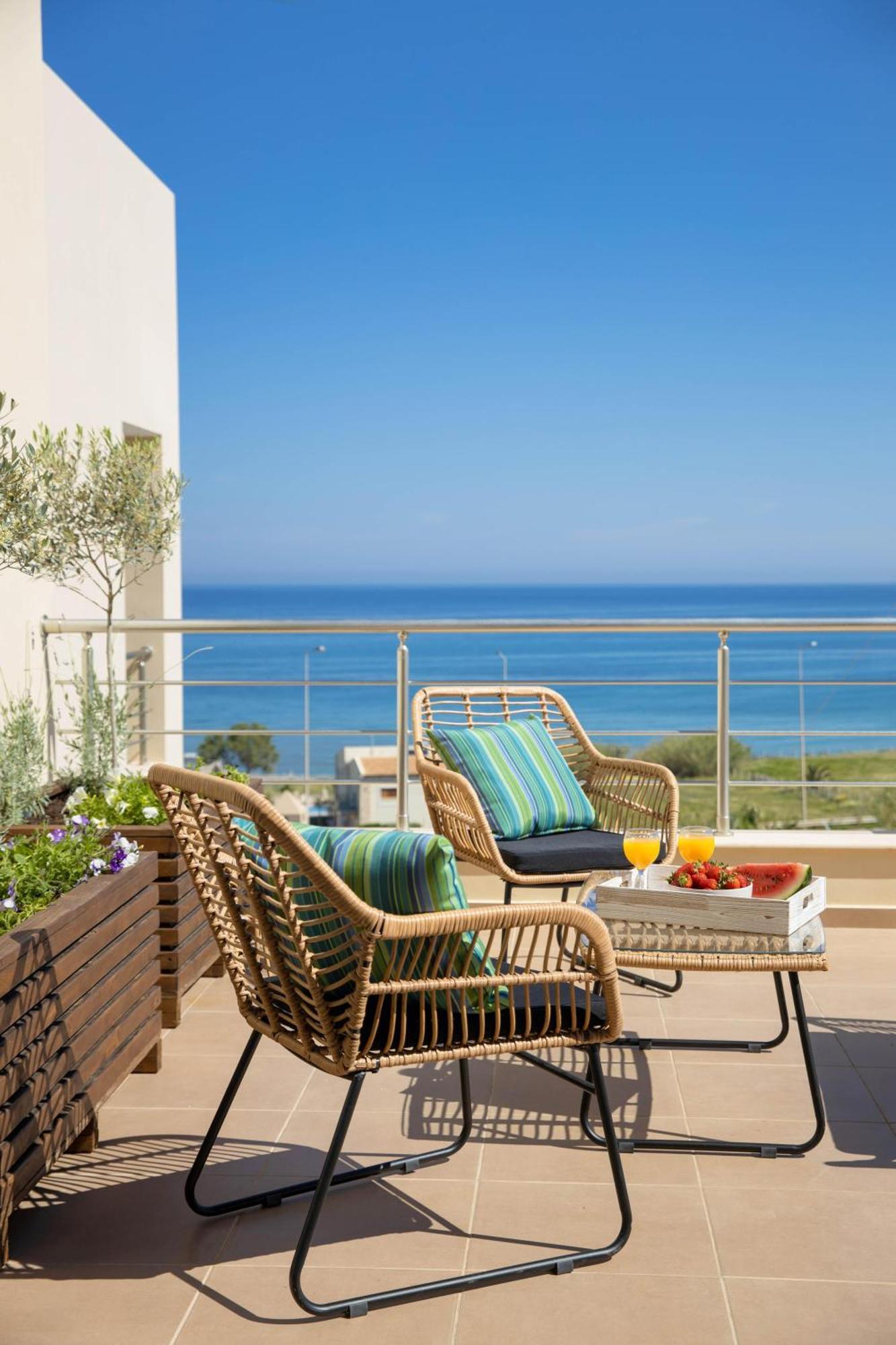 "Peach" - Sea View Maisonette By Sky Hill Resorts Pangalochori Exterior photo